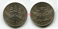 Монета 20 центов 1976 года Ямайка Островное Государство