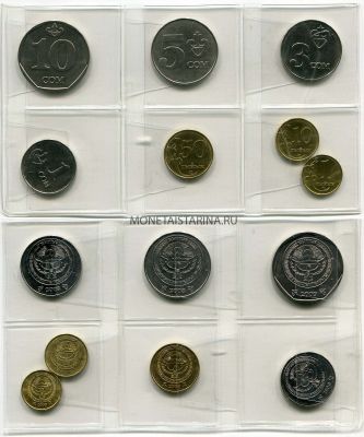 Набор из 7-и монет 2008-2009 гг. Киргизия
