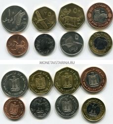 Набор из 8-ми монет 2010 года. Палестина