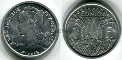 Монета 1 франк 1964 года. Реюньон (Франция)