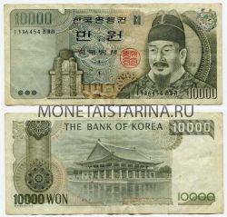 Банкнота 10000 вон 1983 год Южная Корея