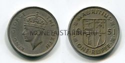 Монета 1 ругий 1951 год Мавритания