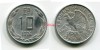 Монета 10 сентаво1974 года Республика Чили