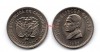 Монета 50 сентаво 1965 года Республика Колумбия Хорхе Эльесер Гайтан
