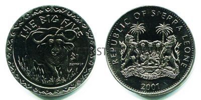 Монета 1 доллар 2001 год Сиерра Леоне