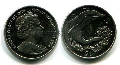 Монета 1 доллар 2004 года Британские Виргинские острова