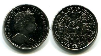 Монета 1 крона 2007 года Остров Мэн