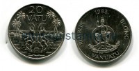 Монета 20 вату 1983 года. Вануату (Океания)