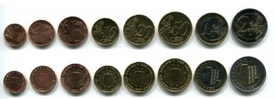 Набор монет евро. Нидерланды