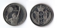 Монета 5 долларов 1987 года Ниуэ. Летние Олимпийские игры в Сеуле 1988 года.