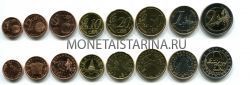 Набор монет евро. Словения