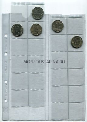 Лист для монет Optima M24
