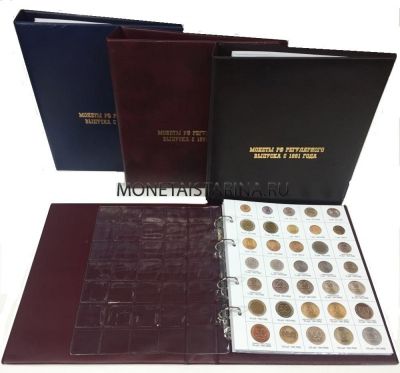 Альбом для монет Погодовка РФ с 1991 года (6 листов, к/з, формат Оптима)