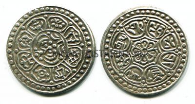 Монета 1 тангка 1912 год Тибет