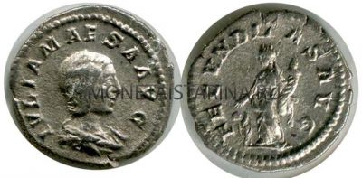 Монета серебряная денарий Юлии Мамеи (222-235 гг.)