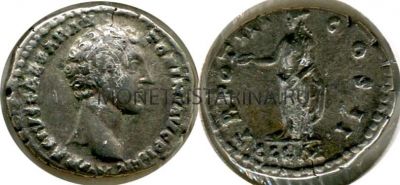 Монета серебряная денарий Марка Аврелия (161-180 гг.)