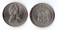 Монета 1 доллар 1967 года Новая Зеландия