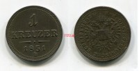 Монета 1 крейцер 1851 года Австрия