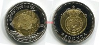 Монета 10 долларов 2009 года Виртуальное Королевство Редонда
