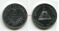 Монета 5 кордоба 2007 года Республика Никарагуа