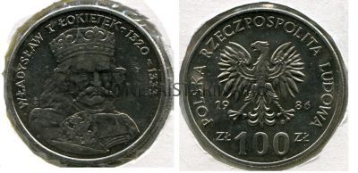 Монета 100 злотых 1986 год Польша