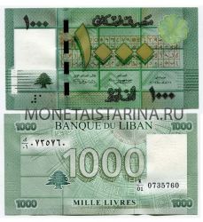 Банкнота 1000 ливров 2011 года Ливан