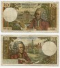 Банкнота 10 франков 1973 год. Франция Вальтер