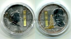 Монета серебряная 10 долларов 2008 года Острова Кука