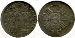 Монета серебряная 1/12 талера 1693 года. Бранденбург-Пруссия (Германия)