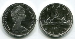Монета 1 доллар 1965 года Канада