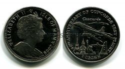 Монета 1 крона 2009 года Остров Мэн