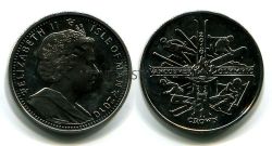 Монета 1 крона 2010 года Остров Мэн