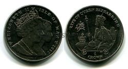 Монета 1 крона 2012 года Остров Мэн