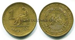 Монета 1 метикал 1980 год Мозамбик