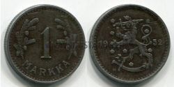 Монета 1 марка 1952 год Финляндия