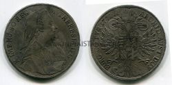 Монета серебряная 1 талер 1771 года.Мария Торезия.Австрия