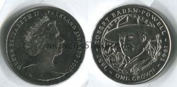 Монета 1 крона 2007 года Фолклендские острова