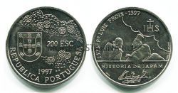 Монета 200 эскудо 1997 года Португалия