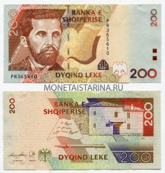 Банкнота 200 лек 2007 год Албания