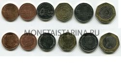 Набор из 6-ти монет 1996-2008 года.Иордания