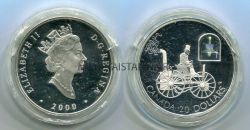 Монета серебряная 20 долларов 2000 года Канада