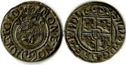 Монета серебряная 1.5 гроша (полторак)  1620 года. Польша