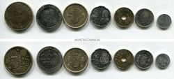 Набор из 7-ми монет 1998 года. Испания