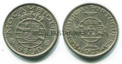 Монета 5 эскудо 1973 год Мозамбик