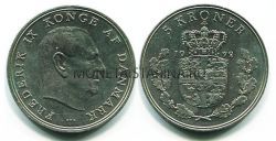 Монета 5 крон 1972 год Дания