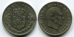 Монета 5 крон 1961 год Дания