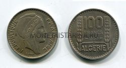 Монета 100 франков1950 год Алжир