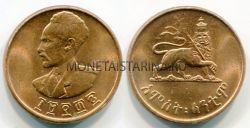Монета 5 центов 1936 год Эфиопия.