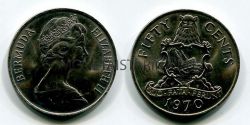Монета 50 центов 1970 год Бермуды
