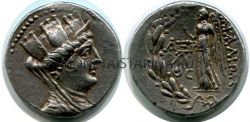 Монета серебряная тетрадрахма Элаиусса I в. до н.э.